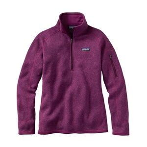 Patagonia Women's Better Sweater 1/4-Zip Violet Red